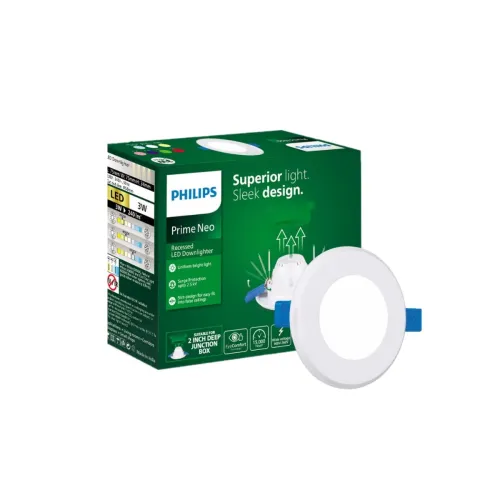 Image of PHILIPS Prime Neo 3-watt Concealed JB LED downlighter for Ceiling | Red, Pack of 1 | Cut Out : 2 inch