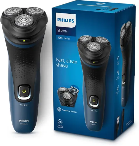 Image of PHILIPS S1151/03 Shaver For Men (Blue)
