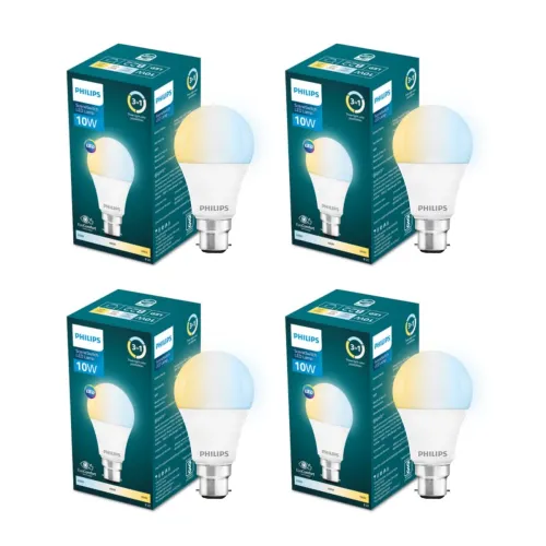 Image of Philips Scene Switch LED Bulb 10W (Pack of 4)