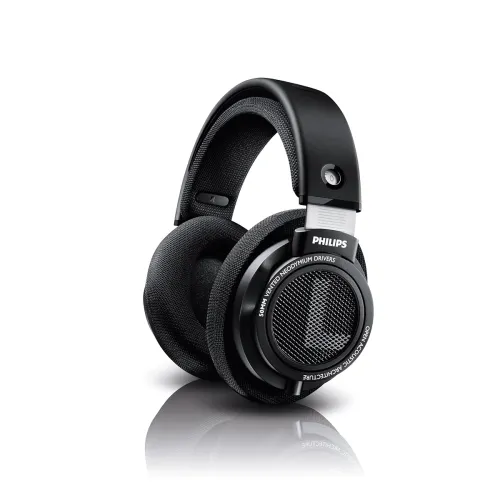 Image of PHILIPS SHP9500 Over-Ear Headphones, HiFi Stereo, 50mm Neodymium Drivers, 101 dB, Breathable Ear Cushion