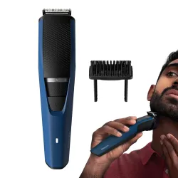 Philips Skin Friendly Beard Trimmer For Men | Lift & Trim Technology |10 Length Settings |15 Mins Quick Charge | Self Sh