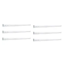 Philips Slimline Advance 25-Watt 2500-lumen Metal Batten Tubelight (Pack of 6) (Warm White) (Study Room Specialist)