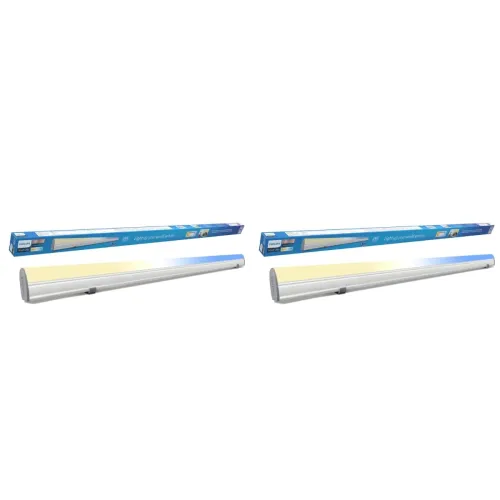 Image of Philips Smart Wi-Fi LED Batten 24-Watt WiZ Connected (Pack of 2) (Shades of White + Tuneable + Dimmable + Pre-Set Modes)