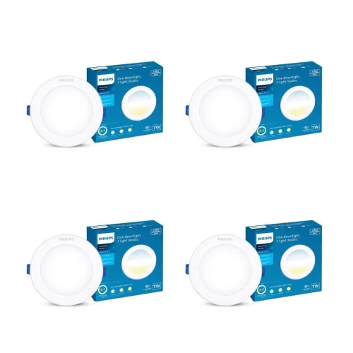 Image of PHILIPS StarFit 7-watt Round LED Downlighter | 3 Colors in 1 Concealed JB LED Downlight | LED Ceiling Light for Home and