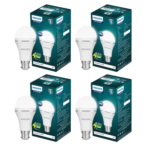 Image of Philips Stellar Bright 8.5W Emergency LED Bulb (Pack of 4)