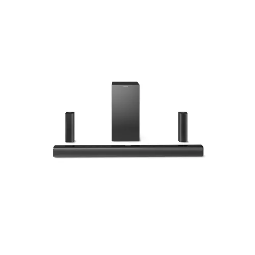 Image of Philips TAB4518 Soundbar: 5.1 CH 240W Wireless Subwoofer & 2 Rear Satellite Speakers, HDMI ARC, Bluetooth – Bass Boost, 