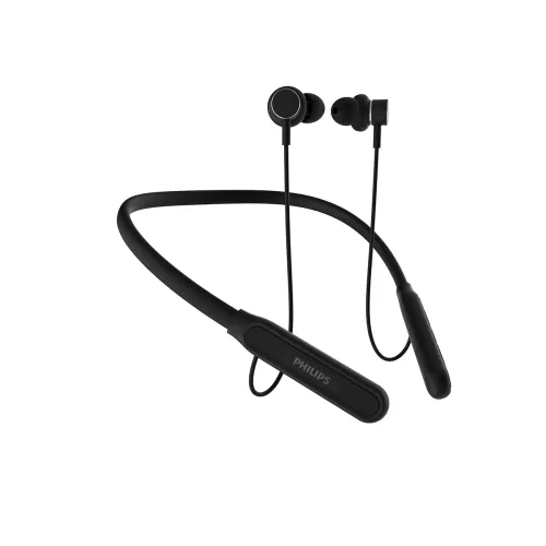 Image of Philips TAN1150BK 94 Wireless Neckband with 60 Hr Playtime