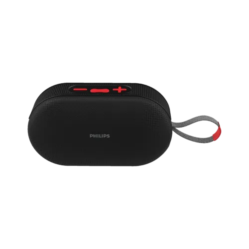 Image of PHILIPS TAS1400BK 12W Speaker, 1200mAh Battery, BT 5.3, RGB Light, 10H Playtime