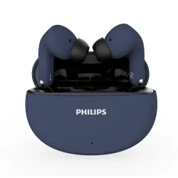 Philips TAT1269 Bluetooth Truly Wireless in Ear Earbuds with mic, 13mm Drivers, Bluetooth 5.4, 40H Playtime, IPX5, Fast 