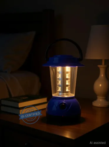 Image of PHILIPS Ujjwal Mini Led 4 hrs Lantern Emergency Light (Blue)