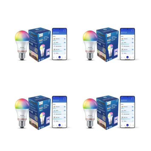 Image of PHILIPS WiZ 12W E27 Smart LED Bulb Pack of 4
