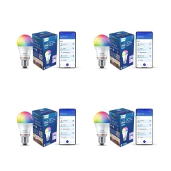 PHILIPS WiZ 12W E27 Smart LED Bulb Pack of 4