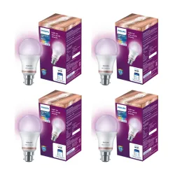 Philips Wiz Smart WI-Fi LED Bulb Pack of 4