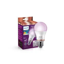 Philips Wiz Wi-Fi Enabled E27 12-Watt LED Smart Bulb, Compatible with Amazon Alexa and Google Assistant(16M Colours +Sha