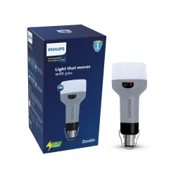 PHILIPS Zenith 9W Portable Emergency Torch Light | LED Bulb, B22 Base