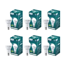 Philips 14W Emergency LED Bulb (Crystal White, Pack of 6)