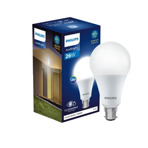 Image of Philips 26W AceBright High Wattage B22 LED Bulb (Crystal White)