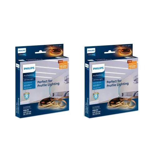 Image of Philips LED Profile Light for Ceiling |5-Meter LED Strip Light for Home Decoration |Profile Shine, Natural White |Pack o