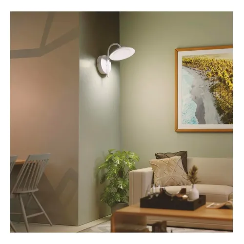 Image of Philips 5W Decorative Chrome Wall Light 