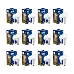 Philips Base B22 12 Watt LED Bulb (Cool Day Light, Pack of 12)
