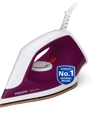 Image of PHILIPS Dry Iron DST0610/30 1000 W Dry Iron (Aubergine)