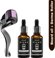 Phillauri Beard Growth Oil + 0.5mm Derma Roller