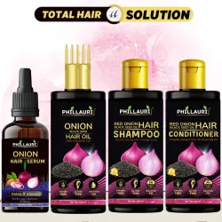 Phillauri Red Onion Anti Hair Loss & Hair Growth Hair Oil (100ml) + Shampoo (1 Items in the set)