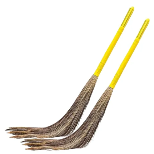 Image of Kostix Phool Long-Handle Floor Cleaning Broom (400g, Pack of 2)