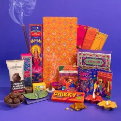 Phool Shubh Mahotsav Diwali Gift Box 9 item Gift hamper