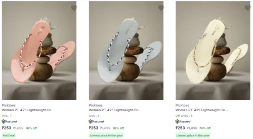 Image of Picktoes Women's Footwear upto 88% Discount