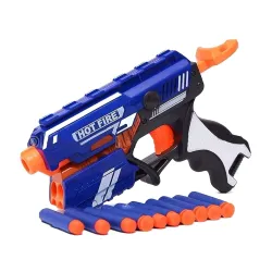 Pieno Storm Hot Fire Soft Bullet Gun Toy 10 Bullets