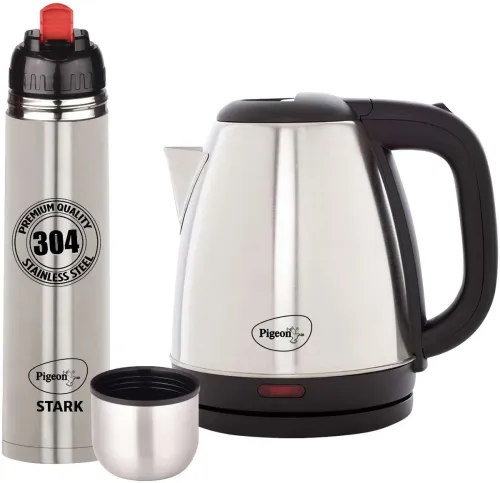 Image of Pigeon 1.5 L Kettle With 1000 ml Stark Flask 1000 ml Steel Flask (Po2)
