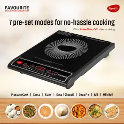 Pigeon 1800 W Induction Cooktop Push Button Black
