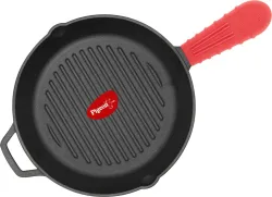 Pigeon 25cm Non-Stick Grill Pan | Induction Base | 1.5L Iron Pan
