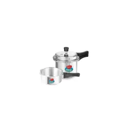 Pigeon 2L + 3L Aluminium Pressure Cooker Combo