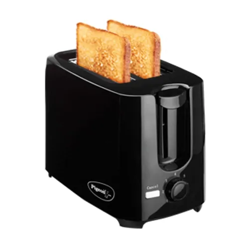 Image of Pigeon 2-Slice Auto Pop-up Toaster (750W, Black) 