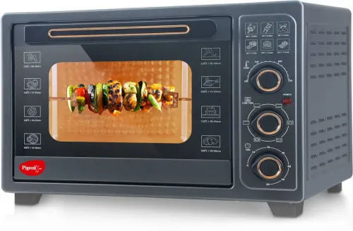 Image of Pigeon 40-Litre Oven Toaster Grill (OTG) (Electronic Oven with Rotisserie, Black)