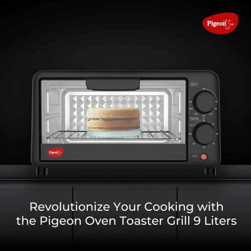 Image of Pigeon 9-Litre Oven Toaster Grill (OTG)  (16239, Black)