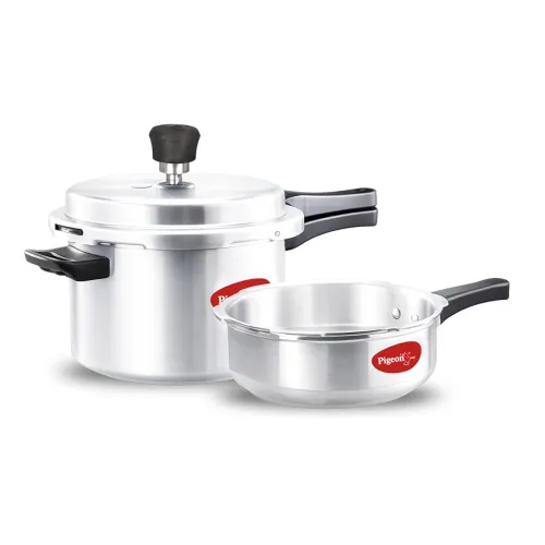 Image of Pigeon Aluminium Pressure Cooker 3L+5L Combo