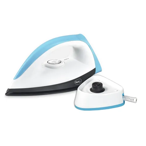 Image of PIGEON AUTOMATIC CORDLESS ELECTRICAL DRY IRON - BLUE