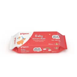 Pigeon Baby Skincare Wipes 72 Sheets Lilial Free