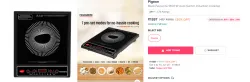 Pigeon Black Favourite 1800 W Auto Switch Induction Cooktop
