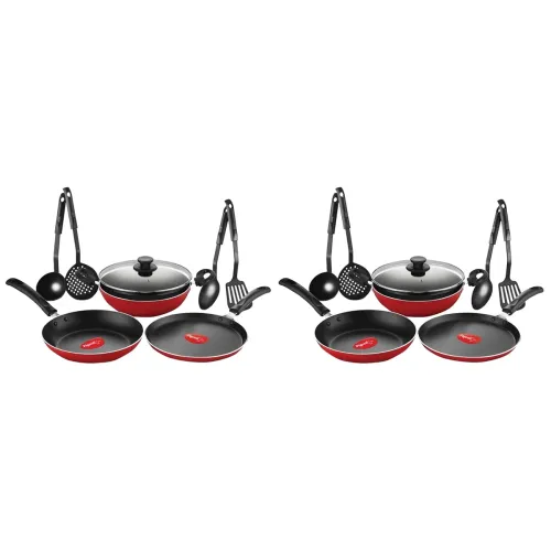 Image of Pigeon by Stovekraft Mio Nonstick Aluminium Cookware Gift Set