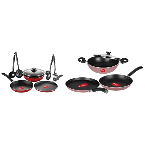 Image of Pigeon by Stovekraft Basics Aluminium Nonstick Cookware Set3