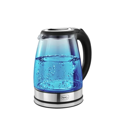 Image of Pigeon by Stovekraft Crystal Glass Electric Kettle 1.8L