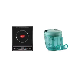 Pigeon by Stovekraft Cruise 1800W Induction Cooktop + Compact Chopper