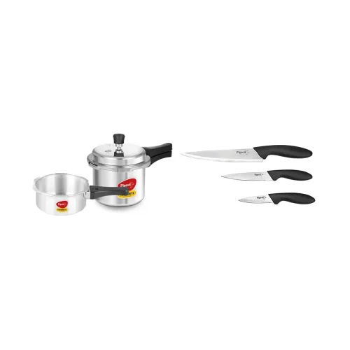 Image of Pigeon by Stovekraft Mini Combi Aluminium Cookware Set