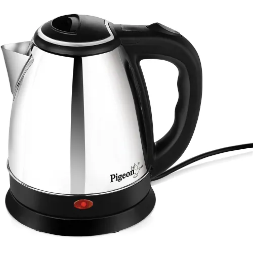 Image of Pigeon by Stovekraft Shiny Steel 1.5-Litre Electric Kettle 