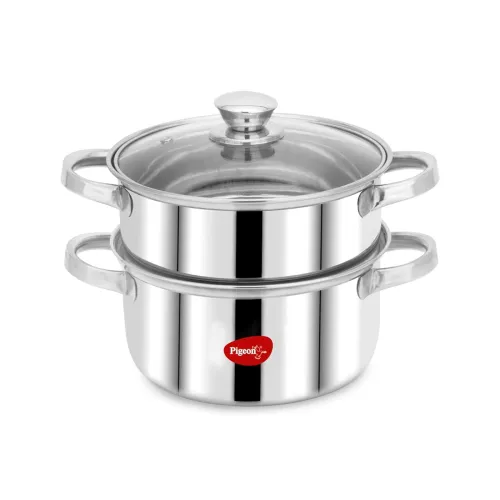 Image of Pigeon by Stovekraft Steel X Steamer Stainless Steel Induction 