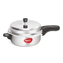 Pigeon by Stovekraft Aluminium Pressure Pan Senior with Outer Lid